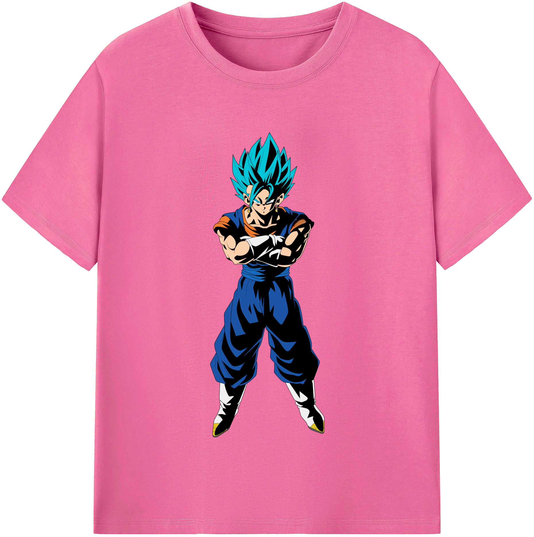 （画像用） ドラゴンボール ベジット DRAGON BALL Vegetto レディースカジュアルプリントTシャツ（綿100％）